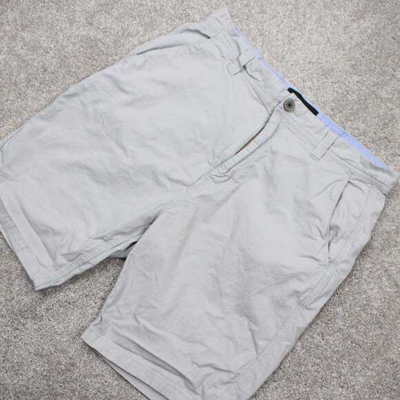 Rodd & Gunn The Gunn Shorts Mens 34 Beige Slim Fit Chino Stretch w/ 8" inseam - Picture 3 of 13